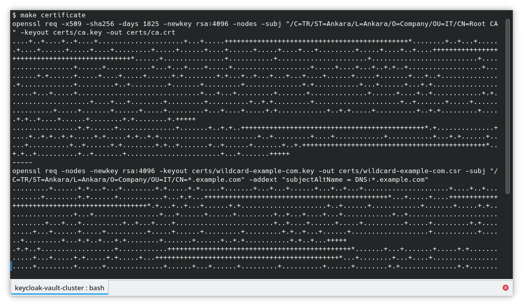 make certificate